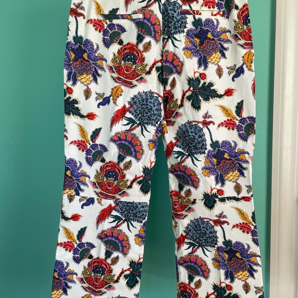 J Crew multi color pattern women’s brand new pants. - Picture 2 of 5